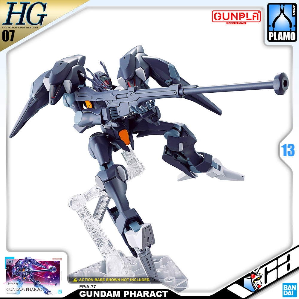 Bandai Gunpla High Grade The Witch From Mercury 1/144 HG Gundam Pharact Plastic Model Action Toy VCA Singapore Bandai Gunpla High Grade The Witch From Mercury 1/144 HG Gundam Pharact Plastic Model Action Toy VCA Singapore