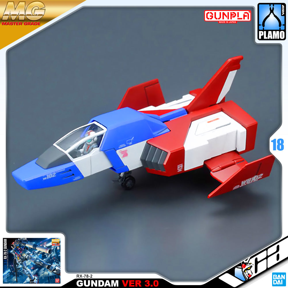 Bandai Gunpla Master Grade 1/100 MG RX-78-2 GUNDAM VER 3.0 Plastic Model Kit Toy VCA Singapore Bandai Gunpla Master Grade 1/100 MG RX-78-2 GUNDAM VER 3.0 Plastic Model Kit Toy VCA Singapore