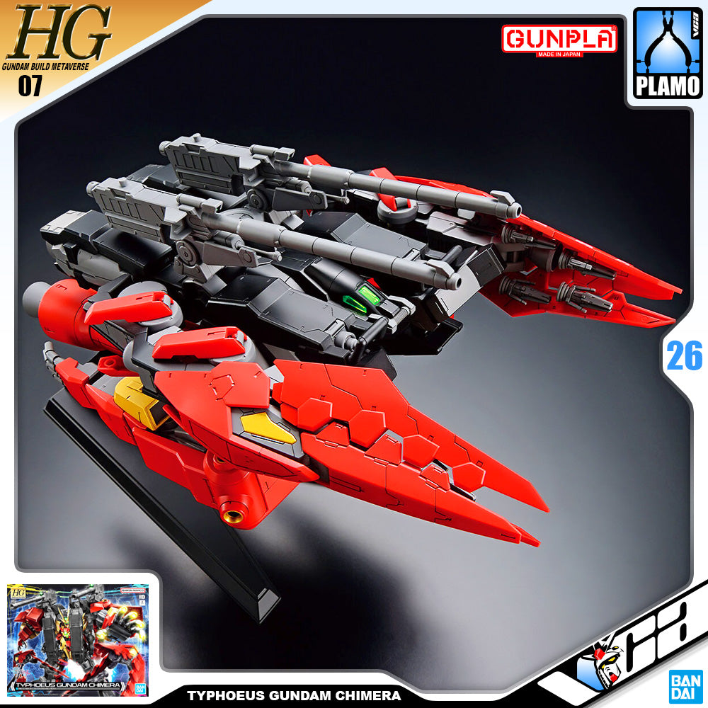 Bandai High Grade Build Metaverse HG Typhoeus Gundam Chimera Plastic Model Action Toy Kit VCA Singapore Bandai High Grade Build Metaverse HG Typhoeus Gundam Chimera Plastic Model Action Toy Kit VCA Singapore