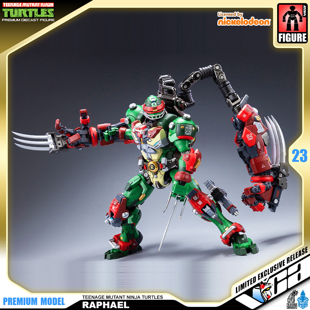 Heat Boys Nickelodeon Teenage Mutant Ninja Turtles Raphael Mecha Metal Structure Premium Action Figure VCA Gundam Singapore
