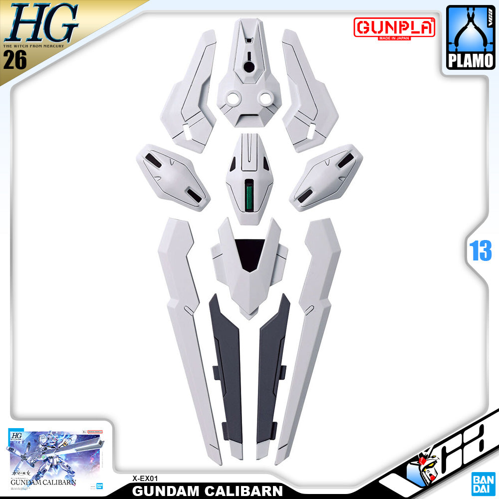 Bandai Gunpla High Grade HG Gundam Calibarn Plastic Model Action Toy VCA Singapore Bandai Gunpla High Grade HG Gundam Calibarn Plastic Model Action Toy VCA Singapore