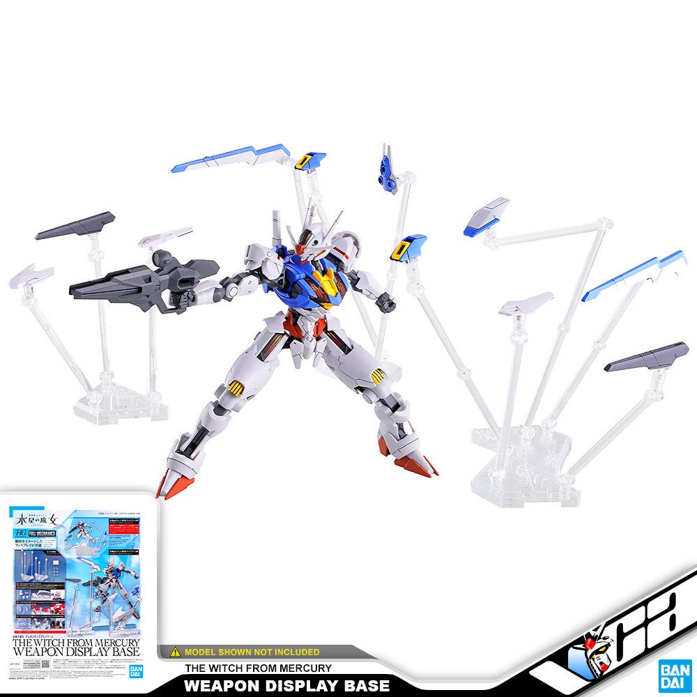Bandai Gunpla The Witch From Mercury Weapon Display Base Gundam Display Stand Holder Base VCA Singapore Bandai Gunpla The Witch From Mercury Weapon Display Base Gundam Display Stand Holder Base VCA Singapore