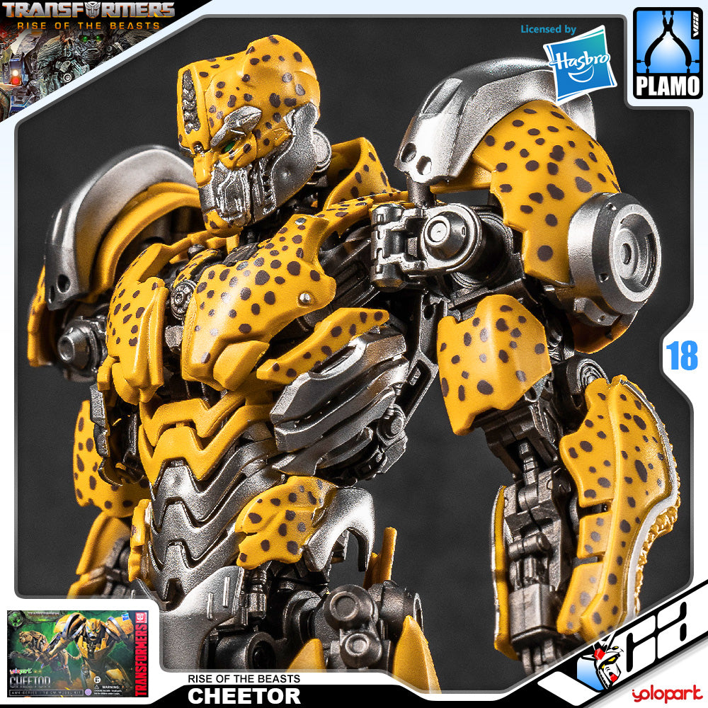 Yolopark AMK Cheetor Transformers Rise of the Beasts Plastic Assemble Action Figure Toy VCA Singapore Yolopark AMK Cheetor Transformers Rise of the Beasts Plastic Assemble Action Figure Toy VCA Singapore