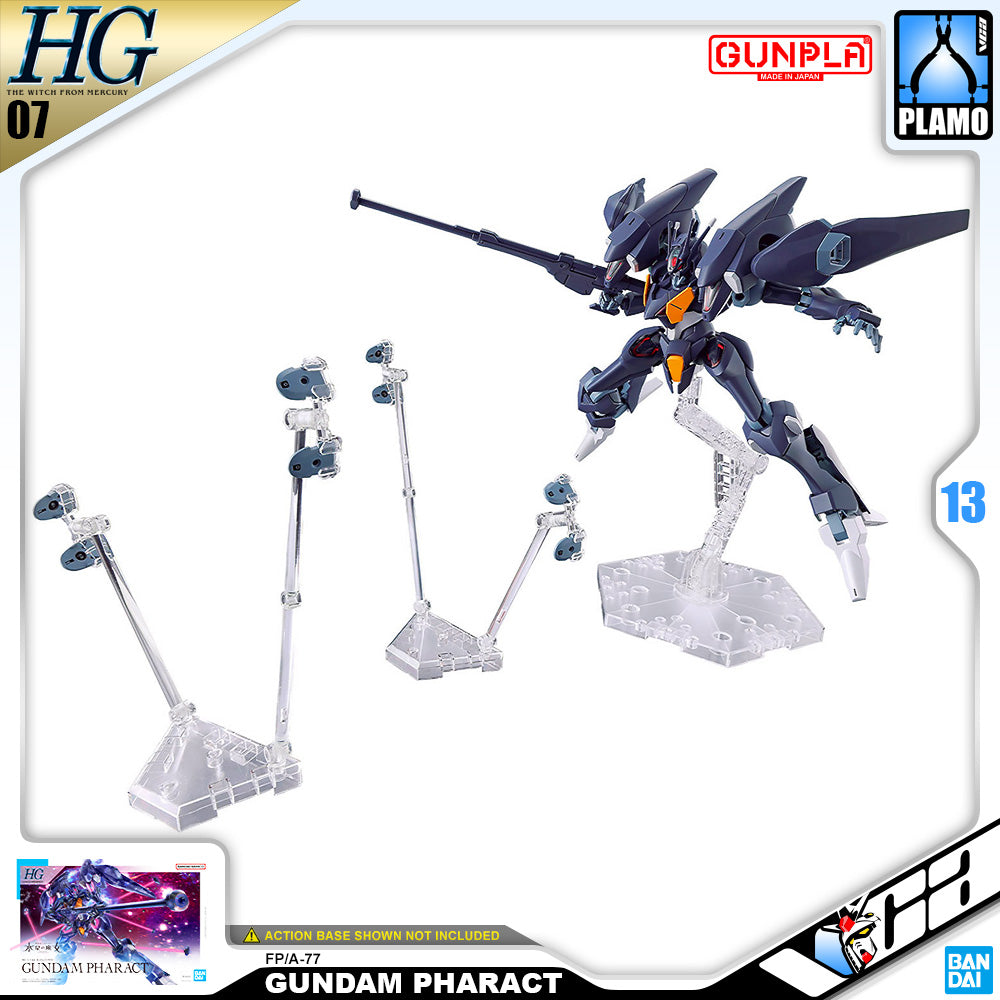 Bandai Gunpla High Grade The Witch From Mercury 1/144 HG Gundam Pharact Plastic Model Action Toy VCA Singapore Bandai Gunpla High Grade The Witch From Mercury 1/144 HG Gundam Pharact Plastic Model Action Toy VCA Singapore