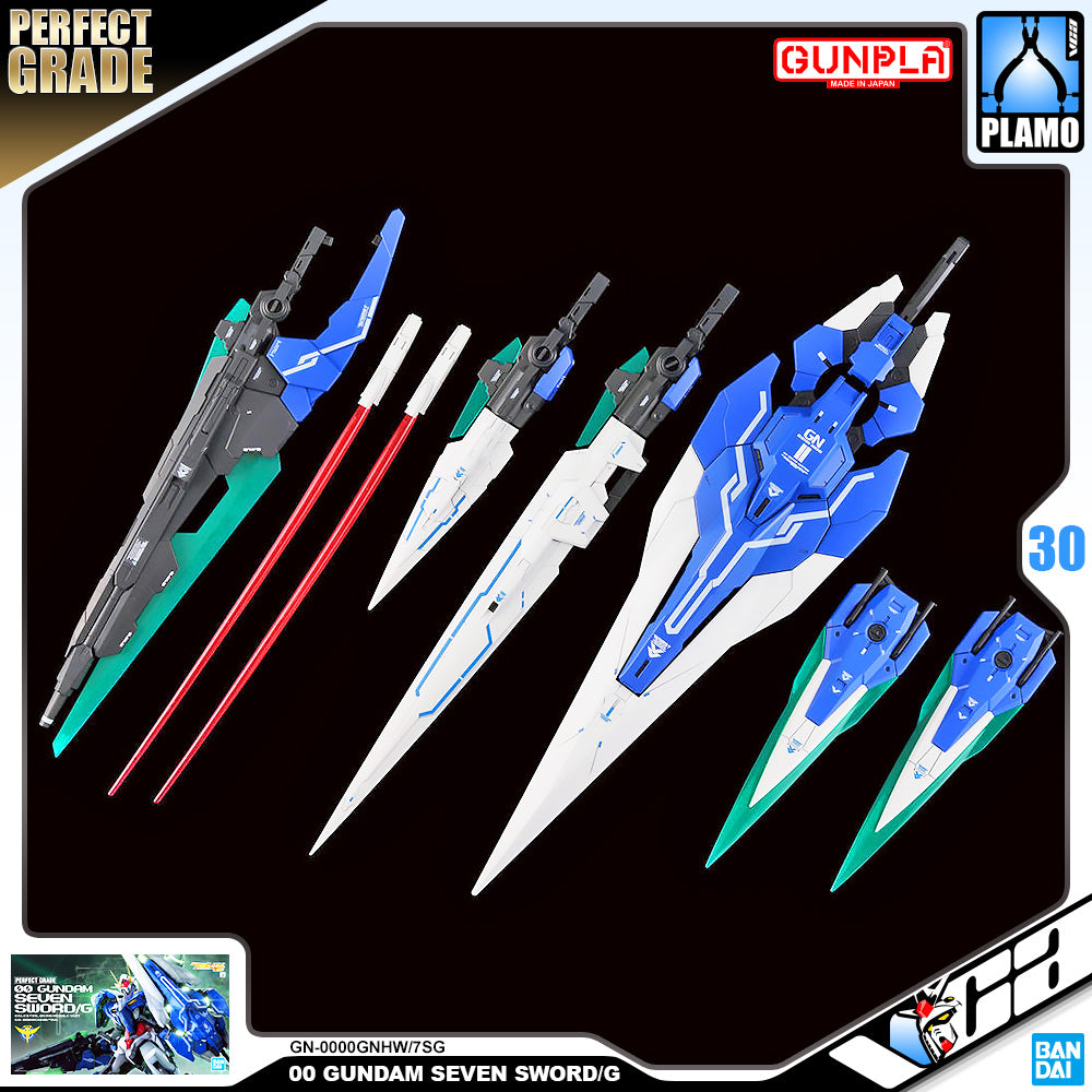 Bandai Gunpla Perfect Grade 1/60 PG 00 Gundam Seven Sword/G Plastic Model Action Toy VCA Singapore Bandai Gunpla Perfect Grade 1/60 PG 00 Gundam Seven Sword/G Plastic Model Action Toy VCA Singapore