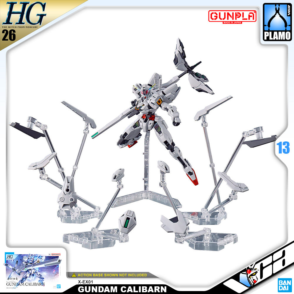 Bandai Gunpla High Grade HG Gundam Calibarn Plastic Model Action Toy VCA Singapore Bandai Gunpla High Grade HG Gundam Calibarn Plastic Model Action Toy VCA Singapore