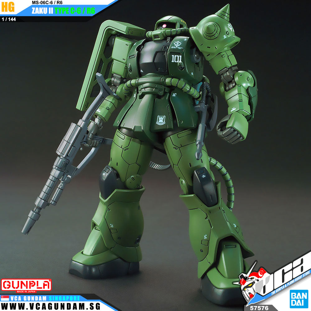 【🔵𝐁𝐀𝐂𝐊𝐎𝐑𝐃𝐄𝐑 NOV-2025】 HG MS-06C-6/R6 ZAKU II 【🔵𝐁𝐀𝐂𝐊𝐎𝐑𝐃𝐄𝐑 NOV-2025】 HG MS-06C-6/R6 ZAKU II