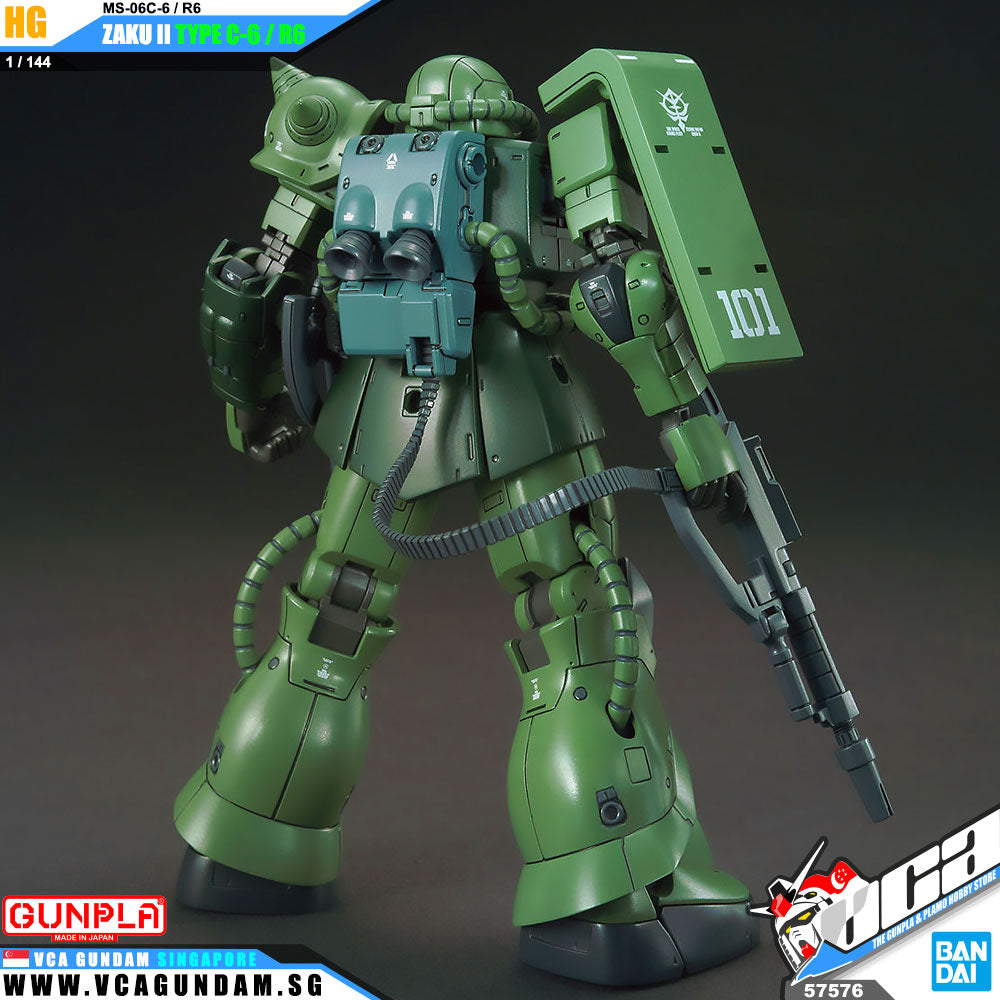 【🔵𝐁𝐀𝐂𝐊𝐎𝐑𝐃𝐄𝐑 NOV-2025】 HG MS-06C-6/R6 ZAKU II 【🔵𝐁𝐀𝐂𝐊𝐎𝐑𝐃𝐄𝐑 NOV-2025】 HG MS-06C-6/R6 ZAKU II