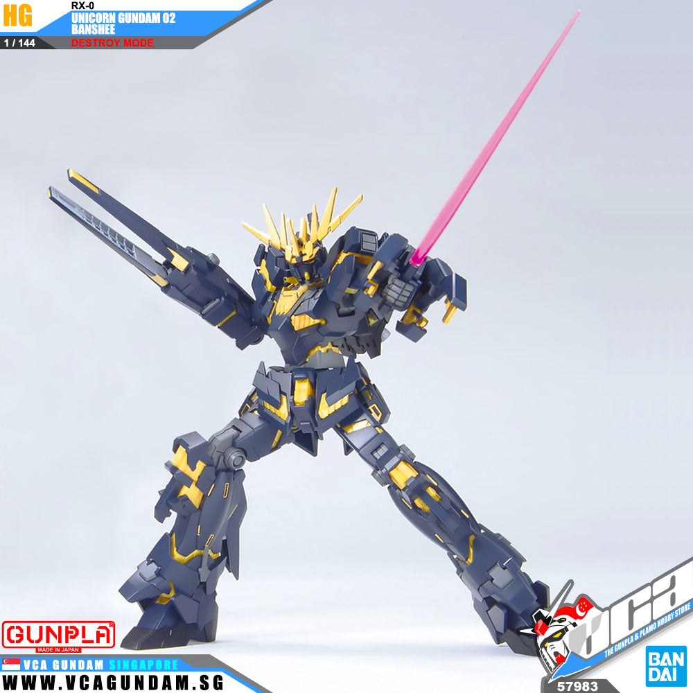 HG UNICORN GUNDAM 02 BANSHEE (DESTROY MODE) HG UNICORN GUNDAM 02 BANSHEE (DESTROY MODE)