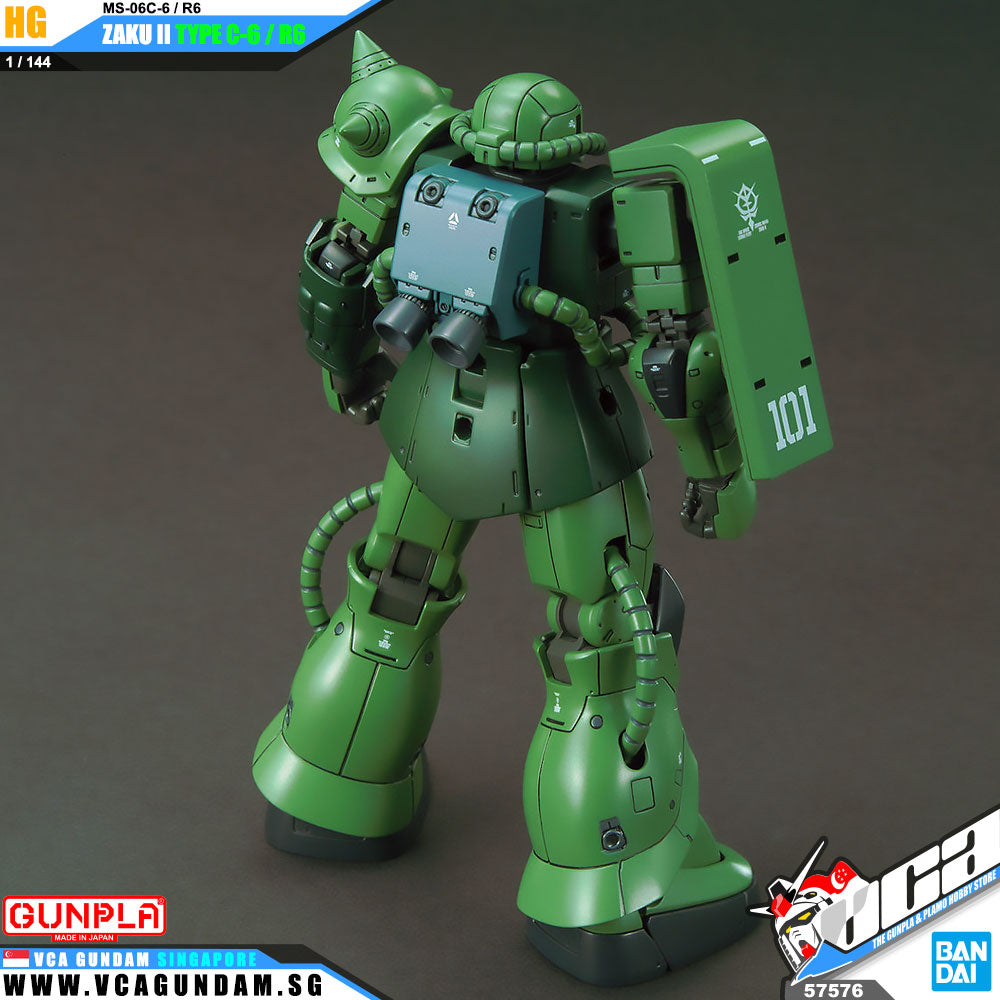 【🔵𝐁𝐀𝐂𝐊𝐎𝐑𝐃𝐄𝐑 NOV-2025】 HG MS-06C-6/R6 ZAKU II 【🔵𝐁𝐀𝐂𝐊𝐎𝐑𝐃𝐄𝐑 NOV-2025】 HG MS-06C-6/R6 ZAKU II