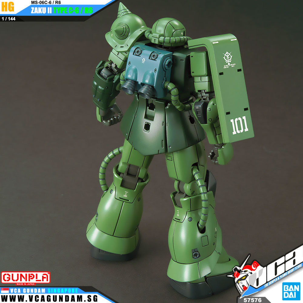 【🔵𝐁𝐀𝐂𝐊𝐎𝐑𝐃𝐄𝐑 NOV-2025】 HG MS-06C-6/R6 ZAKU II 【🔵𝐁𝐀𝐂𝐊𝐎𝐑𝐃𝐄𝐑 NOV-2025】 HG MS-06C-6/R6 ZAKU II