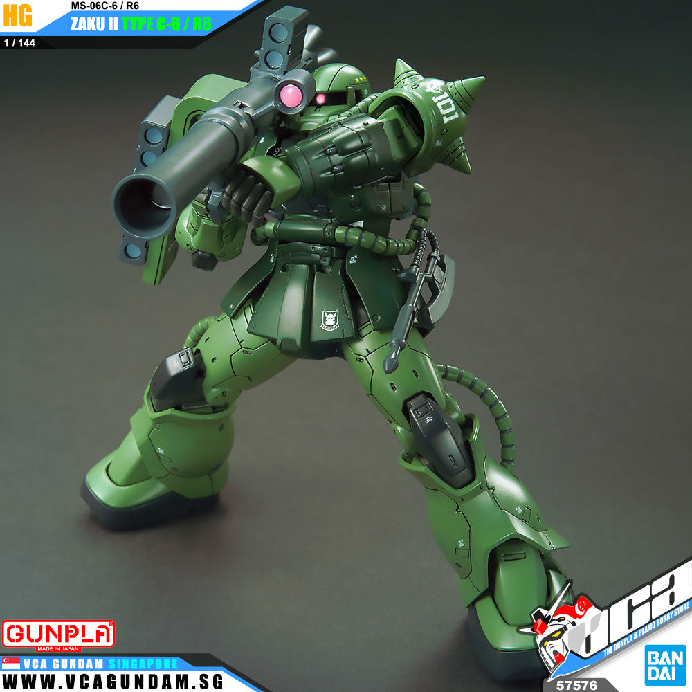 【🔵𝐁𝐀𝐂𝐊𝐎𝐑𝐃𝐄𝐑 NOV-2025】 HG MS-06C-6/R6 ZAKU II 【🔵𝐁𝐀𝐂𝐊𝐎𝐑𝐃𝐄𝐑 NOV-2025】 HG MS-06C-6/R6 ZAKU II