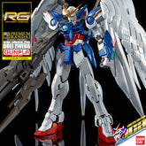 Premium Bandai Gunpla Real Grade RG Wing Gundam Zero & Drei Zwerg Titanium Finish Action Figure Toy Kit VCA Singapore