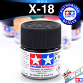TAMIYA 81518 X-18 SEMI GLOSS BLACK ACRYLIC MINI 10ML PLASTIC MODEL HOBBY ACTION FIGURE TOY PAINT VCA GUNDAM SINGAPORE