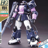 HG MS-06R-1A ZAKU II (BLACK TRI-STARS)