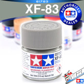 TAMIYA 81783 XF-83 MEDIUM SEA GRAY 2 RAF ACRYLIC MINI 10ML PLASTIC MODEL HOBBY ACTION FIGURE TOY PAINT VCA GUNDAM SINGAPORE