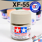 TAMIYA 81755 XF-55 DECK TAN ACRYLIC MINI 10ML PLASTIC MODEL HOBBY ACTION FIGURE TOY PAINT VCA GUNDAM SINGAPORE