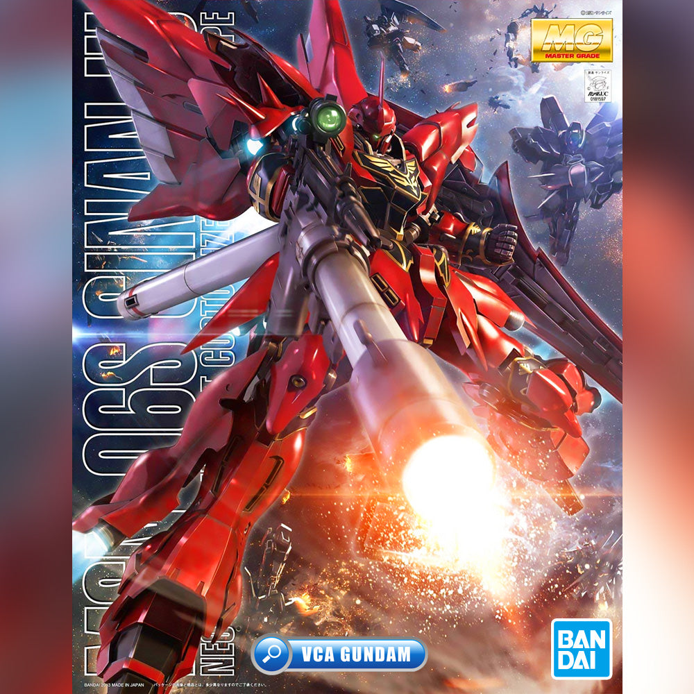 Bandai Gunpla Master Grade 1/100 MG MSN-06S SINANJU Ver OVA Plastic Model Toy VCA Gundam Singapore Bandai Gunpla Master Grade 1/100 MG MSN-06S SINANJU Ver OVA Plastic Model Toy VCA Gundam Singapore