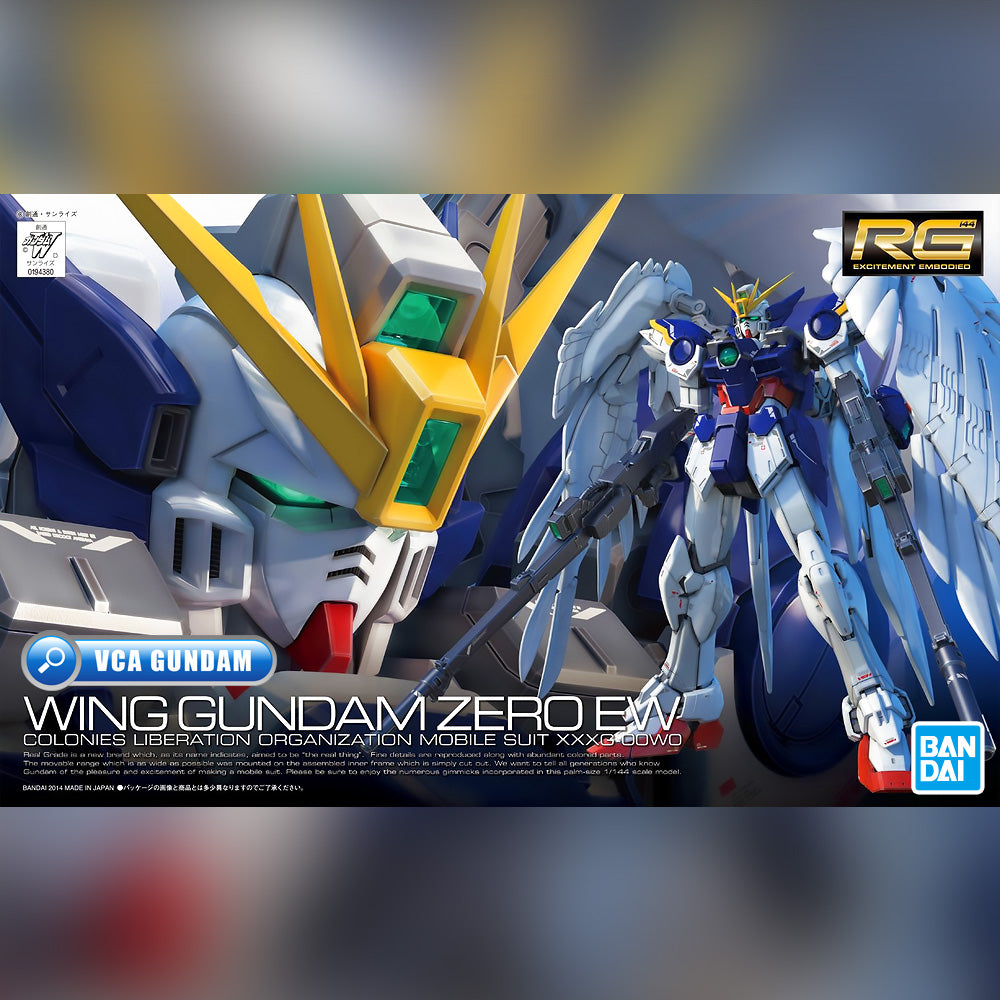 Bandai Real Grade RG Wing Gundam Zero EW Plastsic Model Action Toy VCA Singapore Bandai Real Grade RG Wing Gundam Zero EW Plastsic Model Action Toy VCA Singapore
