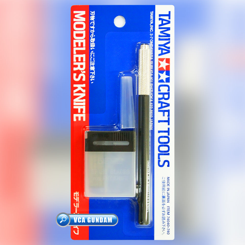 Tamiya 74040 Modeler's Knife with 25 pcs Replacement Blades Hobby Cutting Tool VCA Gundam Singaapore Tamiya 74040 Modeler's Knife with 25 pcs Replacement Blades Hobby Cutting Tool VCA Gundam Singaapore