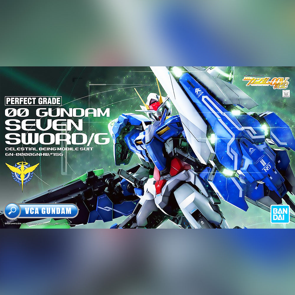 Bandai Gunpla Perfect Grade 1/60 PG 00 Gundam Seven Sword/G Plastic Model Action Toy VCA Singapore Bandai Gunpla Perfect Grade 1/60 PG 00 Gundam Seven Sword/G Plastic Model Action Toy VCA Singapore