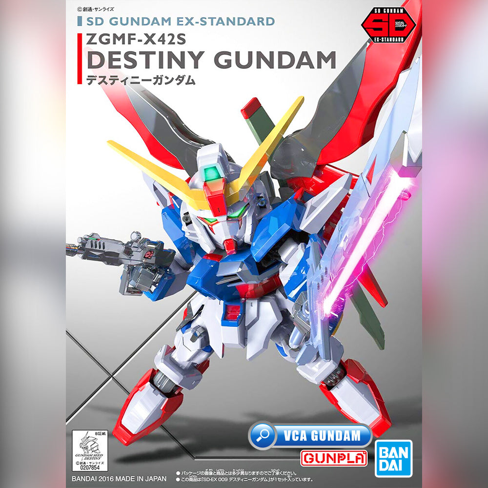 Bandai Gunpla SD Ex-Standard SDEX Destiny Gundam Plastic Model Action Figure Toy Kit VCA Singapore Bandai Gunpla SD Ex-Standard SDEX Destiny Gundam Plastic Model Action Figure Toy Kit VCA Singapore