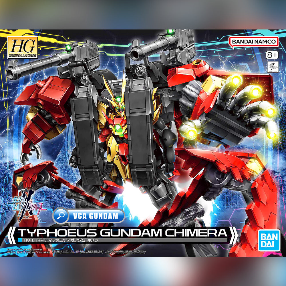 Bandai High Grade Build Metaverse HG Typhoeus Gundam Chimera Plastic Model Action Toy Kit VCA Singapore Bandai High Grade Build Metaverse HG Typhoeus Gundam Chimera Plastic Model Action Toy Kit VCA Singapore
