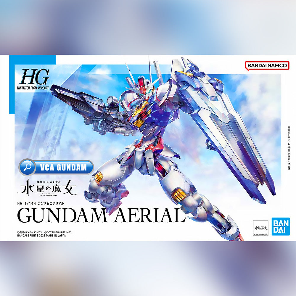 Bandai Gunpla High Grade The Witch From Mercury HG XVX-016 GUNDAM AERIAL Bandai Gunpla High Grade The Witch From Mercury HG XVX-016 GUNDAM AERIAL