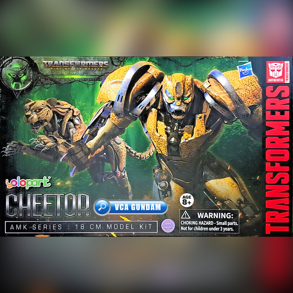 Yolopark AMK Cheetor Transformers Rise of the Beasts Plastic Assemble Action Figure Toy VCA Singapore Yolopark AMK Cheetor Transformers Rise of the Beasts Plastic Assemble Action Figure Toy VCA Singapore