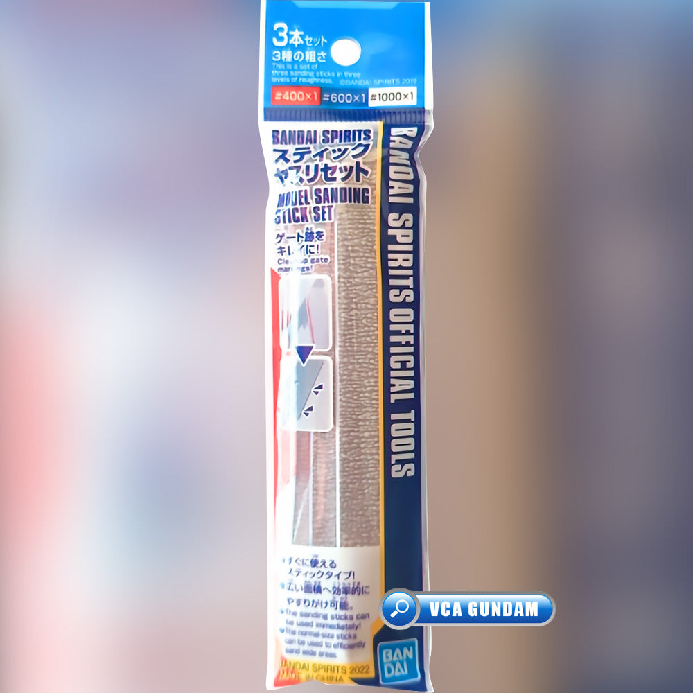 BANDAI SPIRITS Sanding Stick File Set for Plastic Model Building Assembly Kit VCA Gundam Singapore BANDAI SPIRITS Sanding Stick File Set for Plastic Model Building Assembly Kit VCA Gundam Singapore