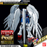 Premium Bandai Gunpla Real Grade RG Wing Gundam Zero & Drei Zwerg Titanium Finish Action Figure Toy Kit VCA Singapore