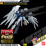 Premium Bandai Gunpla Real Grade RG Wing Gundam Zero & Drei Zwerg Titanium Finish Action Figure Toy Kit VCA Singapore