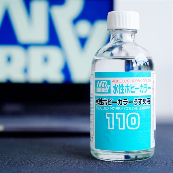 MR HOBBY T110 AQUEOUS HOBBY COLOR THINNER 110ML MR HOBBY T110 AQUEOUS HOBBY COLOR THINNER 110ML