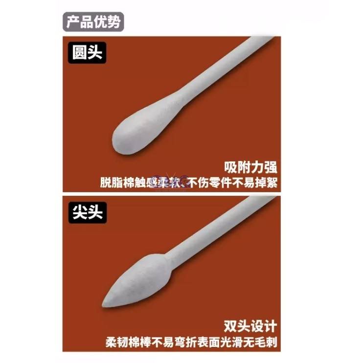 MS077 ROUND/TRIANGLE COTTON BUD SWAB MS077 ROUND/TRIANGLE COTTON BUD SWAB