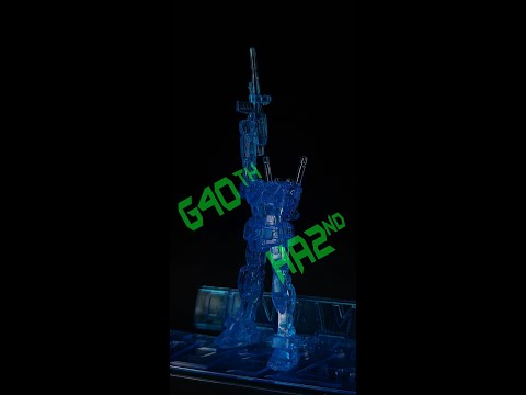 🎁 FREEBIE : GUNPLA 40TH ANNIVERSARY (MOBILE SUIT GUNDAM) LOGO PLASTIC MODEL