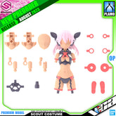 Bandai® Plastic Model Kit 30 Minutes Sisters Plamo Series 30MS OPTION PARTS SET 8 SCOUT COSTUME COLOR