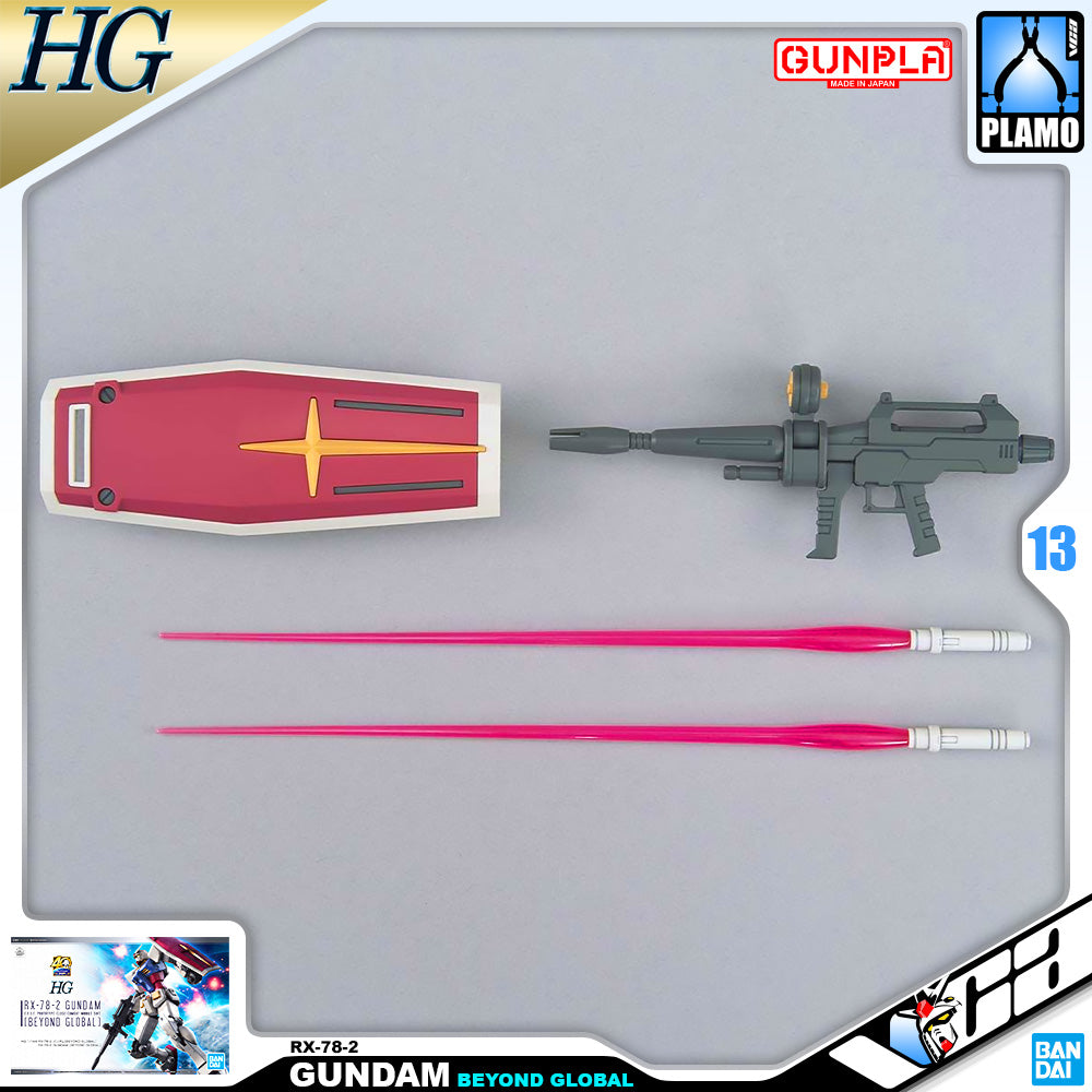 Bandai Gunpla High Grade HG RX-78-2 GUNDAM BEYOND GLOBAL Bandai Gunpla High Grade HG RX-78-2 GUNDAM BEYOND GLOBAL
