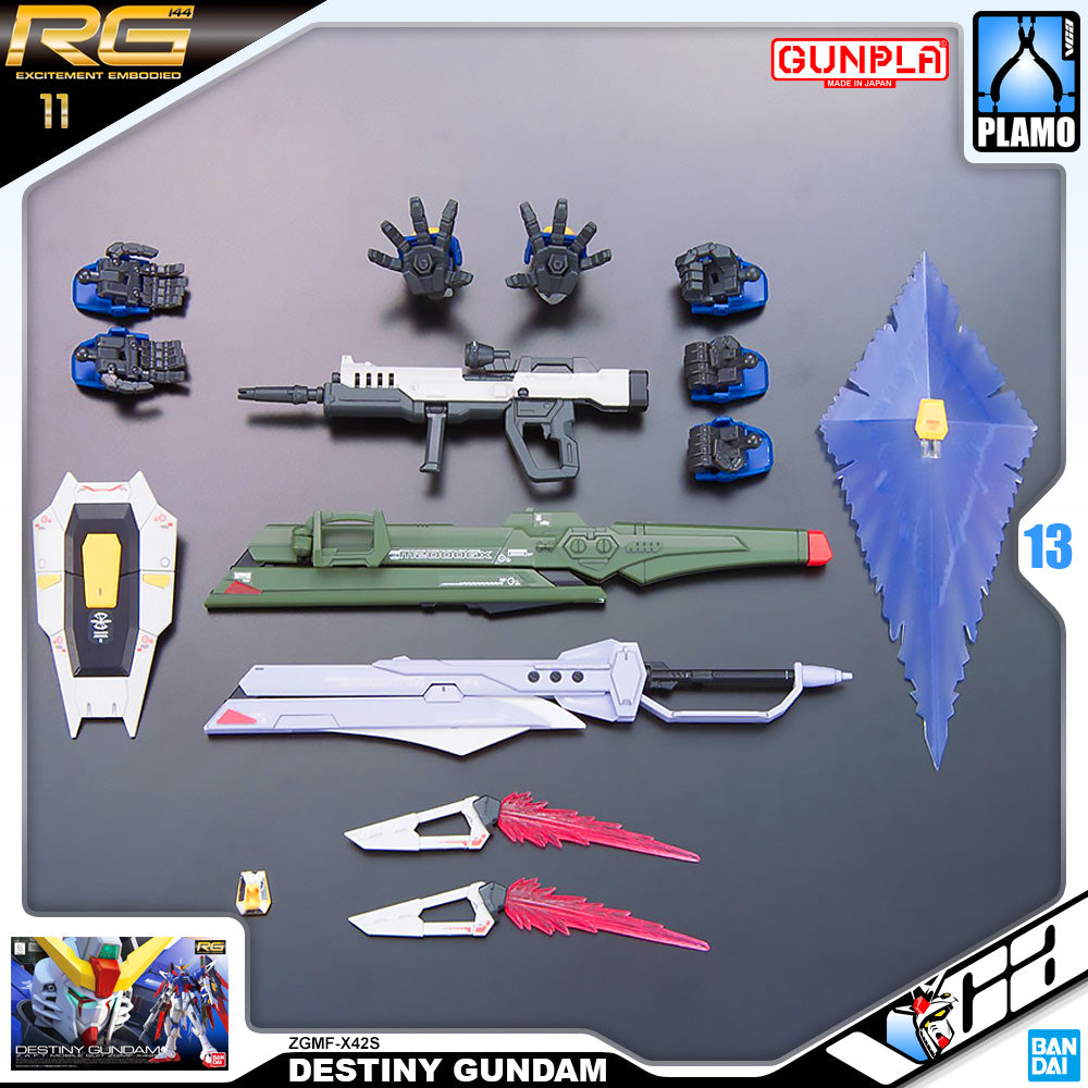 Bandai® Gundam Gunpla Real Grade RG ZGMF-X42S DESTINY GUNDAM Bandai® Gundam Gunpla Real Grade RG ZGMF-X42S DESTINY GUNDAM