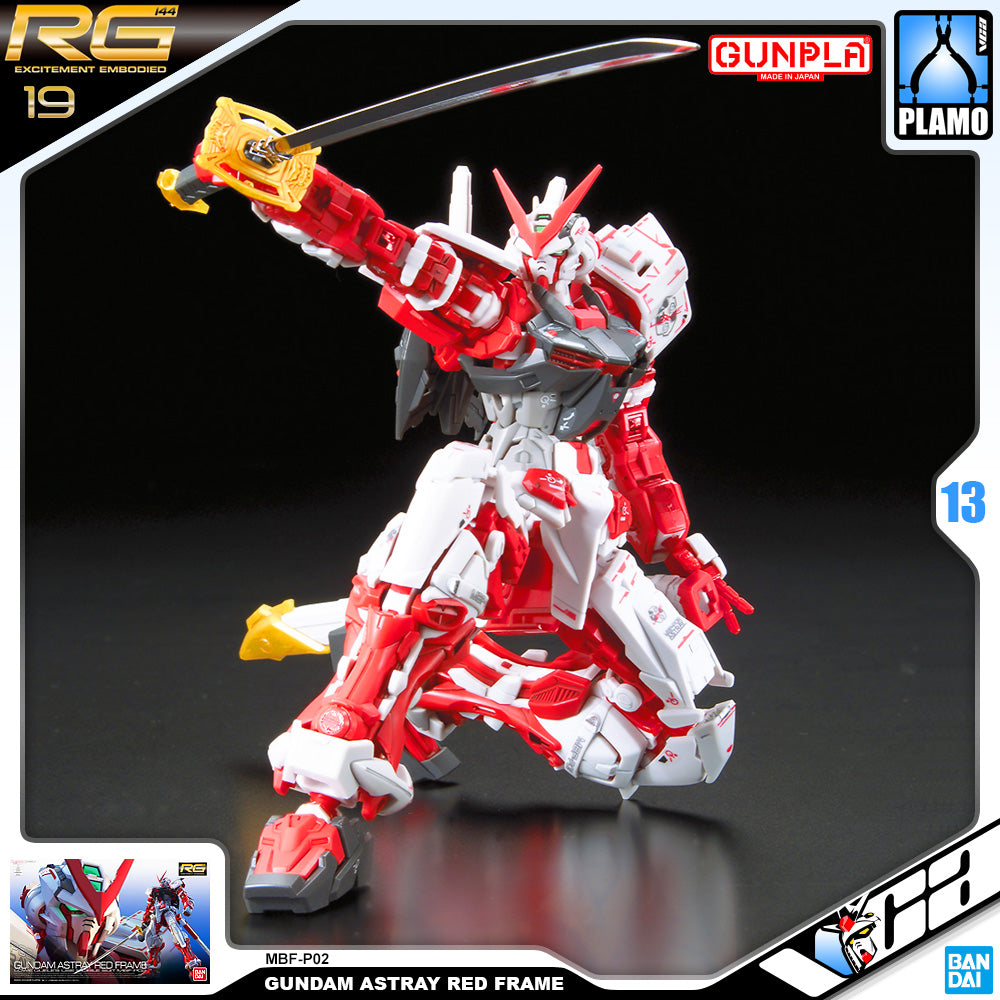Bandaiยฎ Gunpla Real Grade RG 1/144 MBF-P02 GUNDAM ASTRAY RED FRAME VCA Singapore Bandaiยฎ Gunpla Real Grade RG 1/144 MBF-P02 GUNDAM ASTRAY RED FRAME VCA Singapore