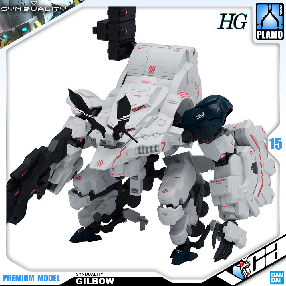 Bandai® High Grade Synduality Plastic Model Kits Series HG GILBOW Bandai® High Grade Synduality Plastic Model Kits Series HG GILBOW