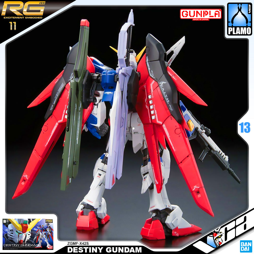 Bandai® Gundam Gunpla Real Grade RG ZGMF-X42S DESTINY GUNDAM Bandai® Gundam Gunpla Real Grade RG ZGMF-X42S DESTINY GUNDAM