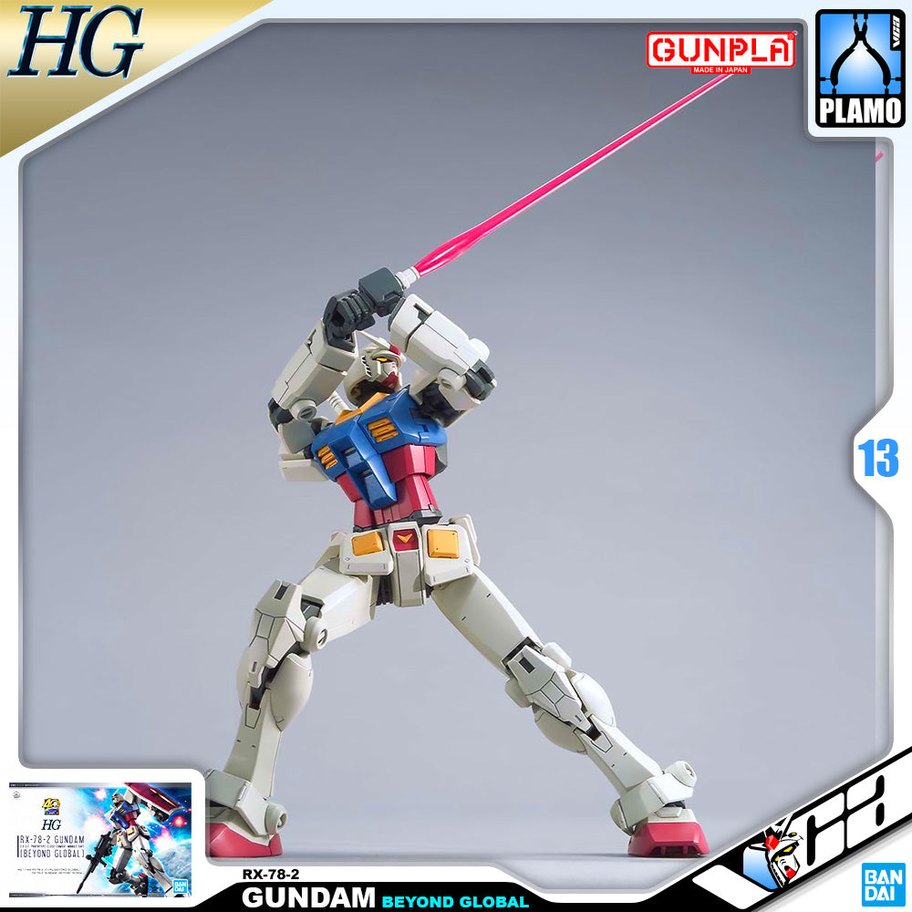 Bandai Gunpla High Grade HG RX-78-2 GUNDAM BEYOND GLOBAL Bandai Gunpla High Grade HG RX-78-2 GUNDAM BEYOND GLOBAL