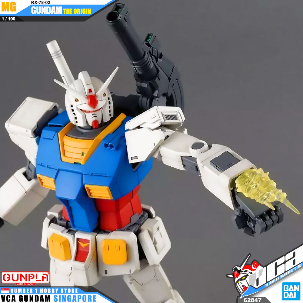 Bandai Gunpla Master Grade MG RX-78-02 Gundam The Origin Box Art Bandai Gunpla Master Grade MG RX-78-02 Gundam The Origin Box Art