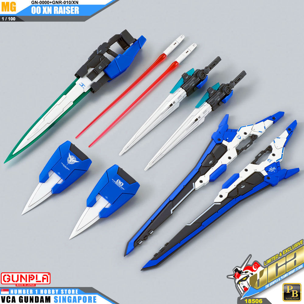 Premium Bandai Gunpla Master Grade 1/100 MG 00 XN Raiser Premium Bandai Gunpla Master Grade 1/100 MG 00 XN Raiser