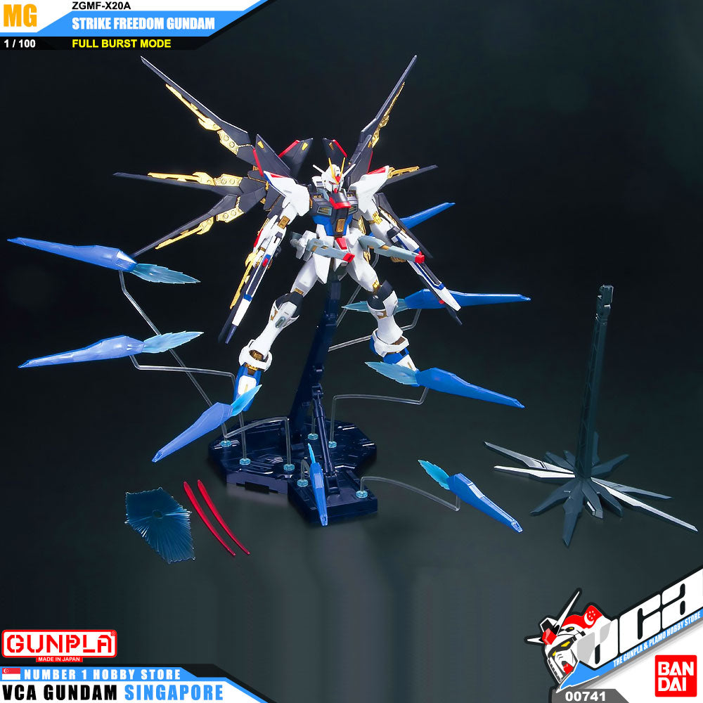 Bandai Gunpla Master Grade 1/100 MG Strike Freedom Gundam Full Burst Mode Bandai Gunpla Master Grade 1/100 MG Strike Freedom Gundam Full Burst Mode