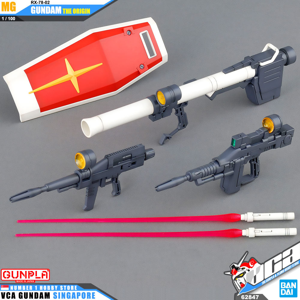 Bandai Gunpla Master Grade MG RX-78-02 Gundam The Origin Box Art Bandai Gunpla Master Grade MG RX-78-02 Gundam The Origin Box Art