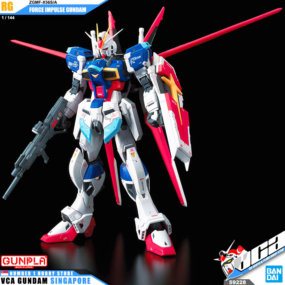 Bandai Gunpla Real Grade RG ZGMF-X56S/A FORCE IMPULSE GUNDAM Bandai Gunpla Real Grade RG ZGMF-X56S/A FORCE IMPULSE GUNDAM