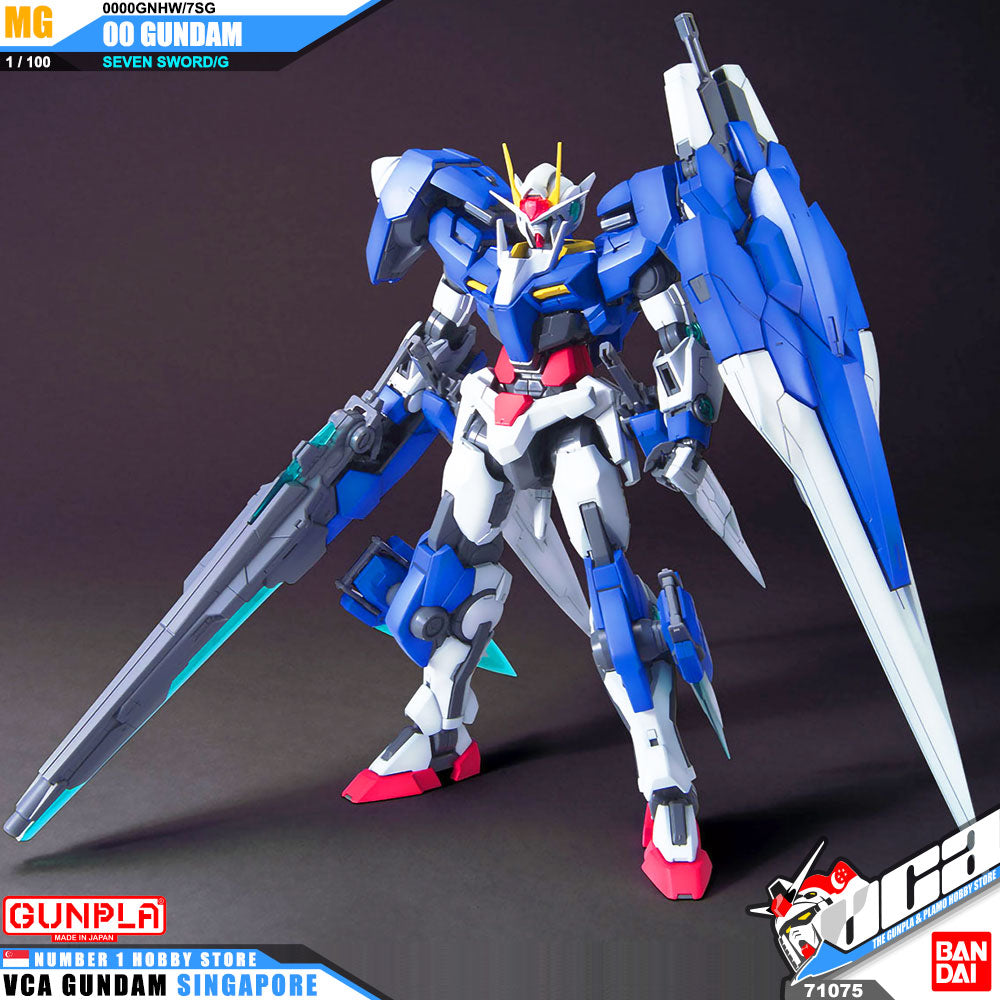 Bandai Gunpla Master Grade 1/100 MG 00 GUNDAM SEVEN SWORD/G Bandai Gunpla Master Grade 1/100 MG 00 GUNDAM SEVEN SWORD/G