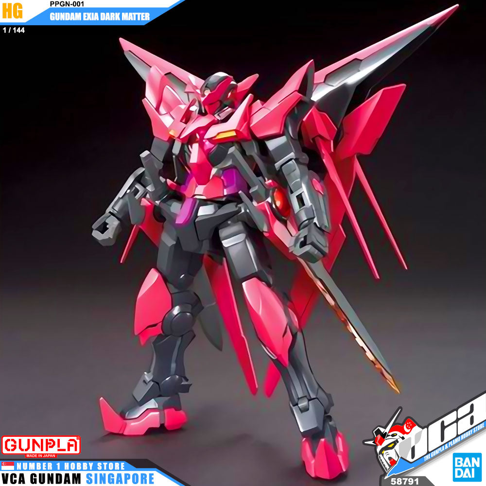 Bandai Gunpla High Grade HG Gundam Exia Dark Matter Bandai Gunpla High Grade HG Gundam Exia Dark Matter