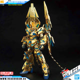 Bandai® Gunpla HG-UC UNICORN GUNDAM 02 PHENEX (DESTROY MODE) (NARRATIVE VER) (GOLD COATING)